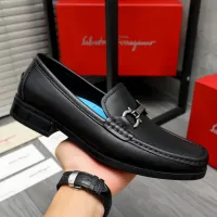 $92.00 USD Salvatore Ferragamo Leather Shoes For Men #1392090