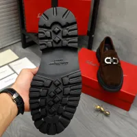 $112.00 USD Salvatore Ferragamo Leather Shoes For Men #1392097