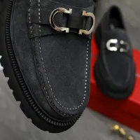 $112.00 USD Salvatore Ferragamo Leather Shoes For Men #1392098