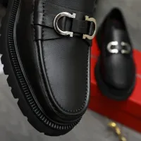 $112.00 USD Salvatore Ferragamo Leather Shoes For Men #1392105