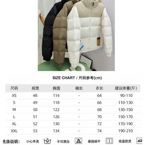 Replica The North Face Down Feather Coat Long Sleeved For Unisex #1393134 $125.00 USD for Wholesale