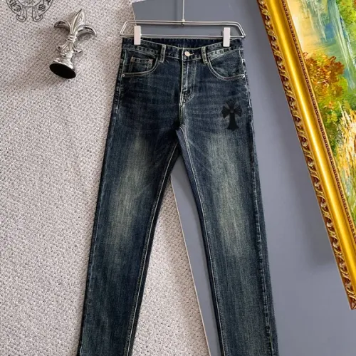 Replica Chrome Hearts Jeans For Men #1394522 $48.00 USD for Wholesale