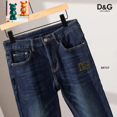 Replica Dolce & Gabbana D&G Jeans For Men #1394561 $52.00 USD for Wholesale
