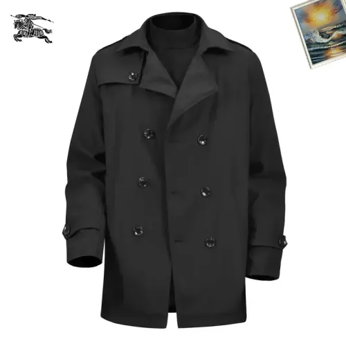 Burberry Trench Coat Long Sleeved For Men #1395347