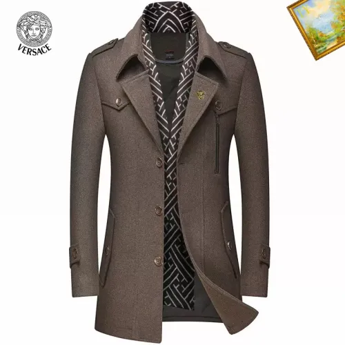 Versace Coats Long Sleeved For Men #1395535