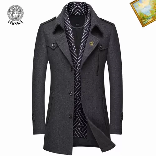 Versace Coats Long Sleeved For Men #1395536