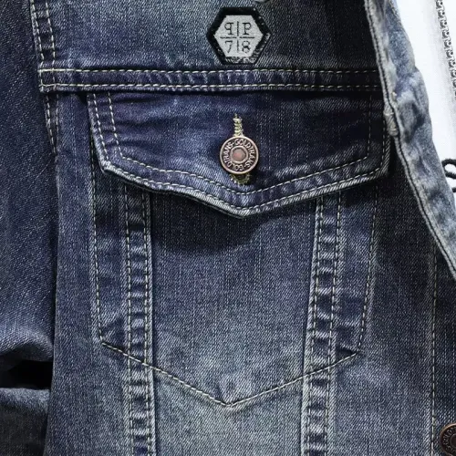 Replica Philipp Plein PP Jackets Long Sleeved For Men #1395578 $60.00 USD for Wholesale