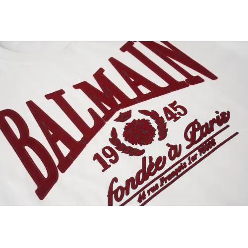 Replica Balmain T-Shirts Short Sleeved For Unisex #1395882 $32.00 USD for Wholesale