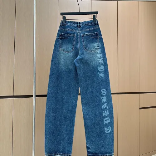 Replica Chrome Hearts Jeans For Women #1395966 $80.00 USD for Wholesale