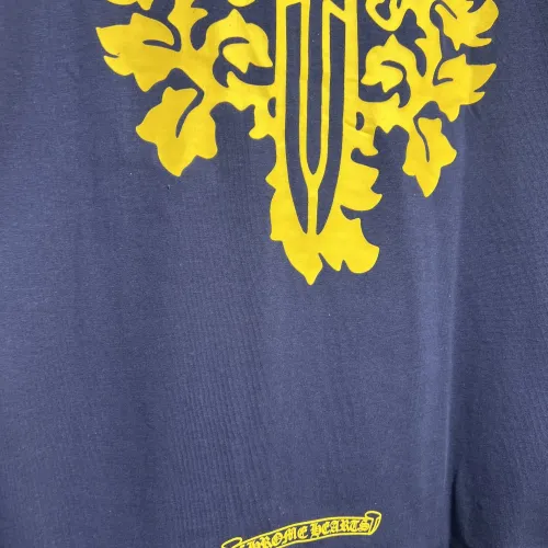 Replica Chrome Hearts T-Shirts Long Sleeved For Unisex #1396038 $45.00 USD for Wholesale