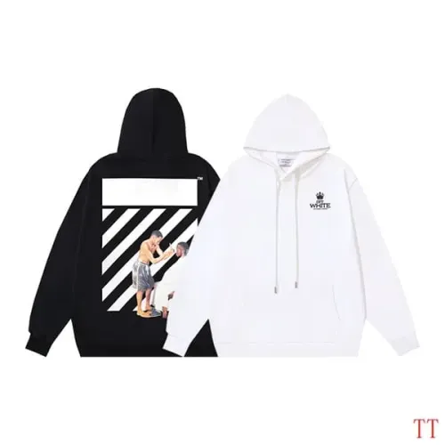 Replica Off-White Hoodies Long Sleeved For Unisex #1396295 $52.00 USD for Wholesale