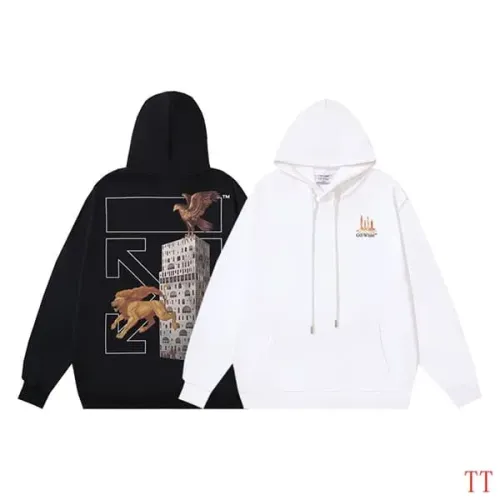 Replica Off-White Hoodies Long Sleeved For Unisex #1396297 $52.00 USD for Wholesale