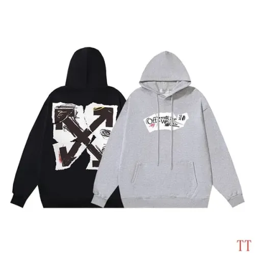 Replica Off-White Hoodies Long Sleeved For Unisex #1396303 $52.00 USD for Wholesale