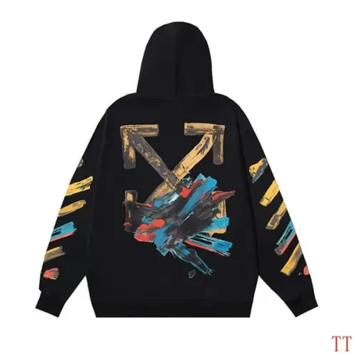 Replica Off-White Hoodies Long Sleeved For Unisex #1396309 $52.00 USD for Wholesale