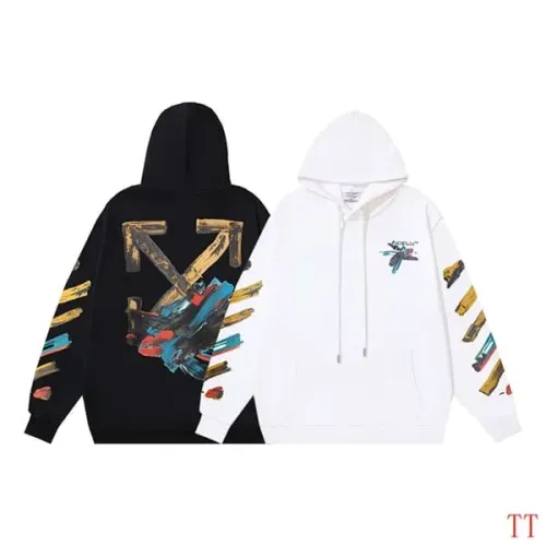 Replica Off-White Hoodies Long Sleeved For Unisex #1396309 $52.00 USD for Wholesale