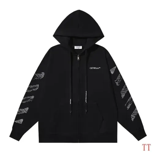 Replica Off-White Hoodies Long Sleeved For Unisex #1396310 $64.00 USD for Wholesale