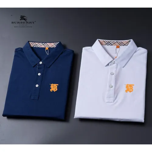 Replica Burberry T-Shirts Long Sleeved For Men #1396480 $52.00 USD for Wholesale