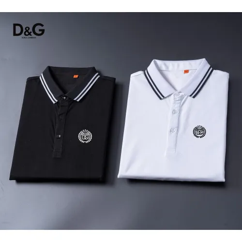 Replica Dolce & Gabbana D&G T-Shirts Long Sleeved For Men #1396481 $52.00 USD for Wholesale