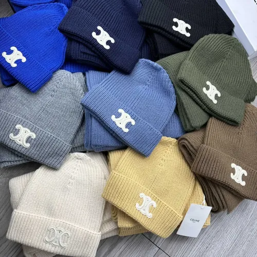 Replica Celine Hat and Scarf Set #1396538 $76.00 USD for Wholesale