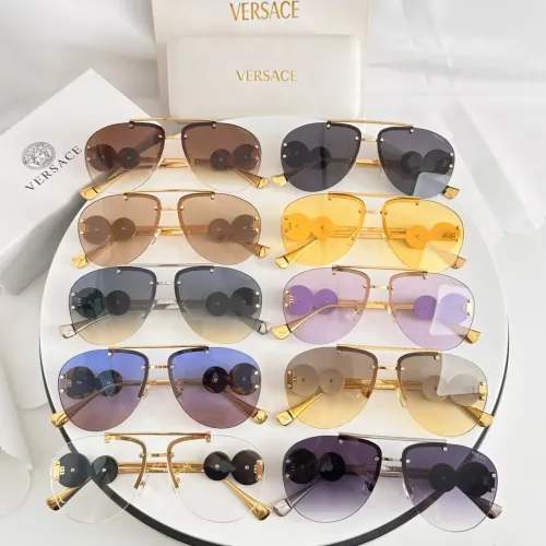 Replica Versace AAA Quality Sunglasses #1397079 $60.00 USD for Wholesale