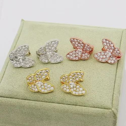 Replica Van Cleef & Arpels Earrings For Women #1397715 $32.00 USD for Wholesale