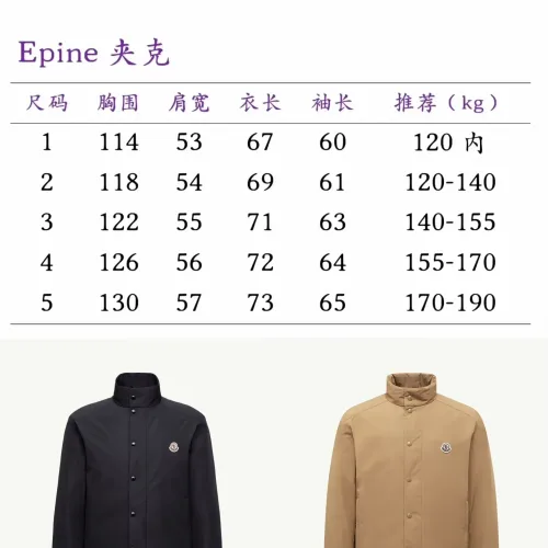 Replica Moncler Down Feather Coat Long Sleeved For Men #1397742 $170.00 USD for Wholesale