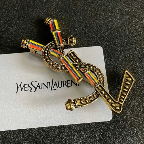 Replica Yves Saint Laurent Brooches For Women #1398217 $27.00 USD for Wholesale