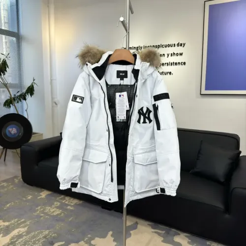 Replica New York Yankees Down Feather Coat Long Sleeved For Unisex #1398841 $160.00 USD for Wholesale
