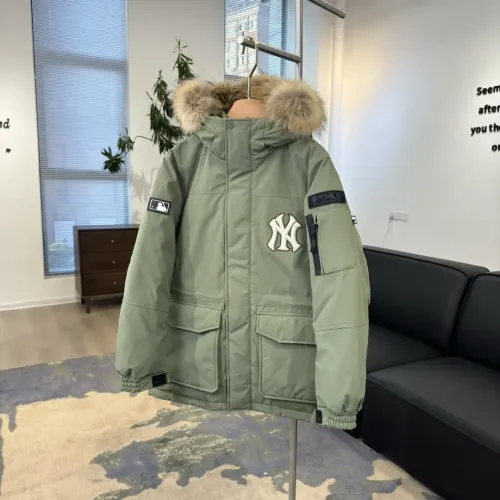 Replica New York Yankees Down Feather Coat Long Sleeved For Unisex #1398844 $160.00 USD for Wholesale
