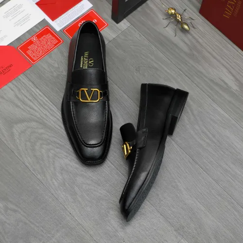Replica Valentino Leather Shoes For Men #1399069 $85.00 USD for Wholesale