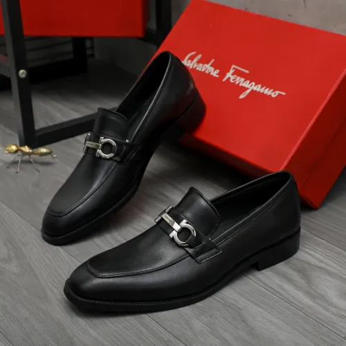 Salvatore Ferragamo Leather Shoes For Men #1399146