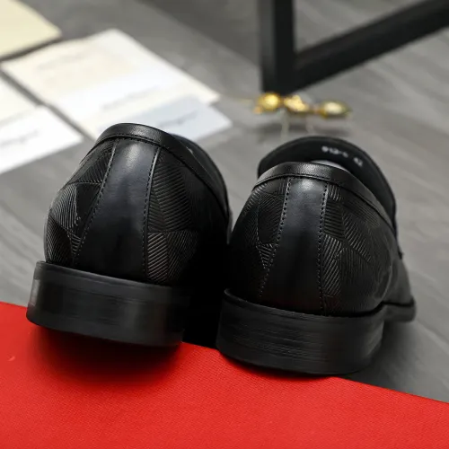 Replica Salvatore Ferragamo Leather Shoes For Men #1399153 $82.00 USD for Wholesale