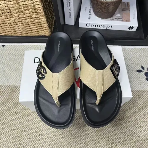 Replica Dolce & Gabbana D&G Slippers For Men #1399455 $60.00 USD for Wholesale