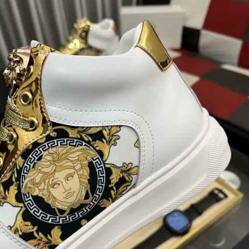 Replica Versace High Tops Shoes For Men #1399592 $82.00 USD for Wholesale