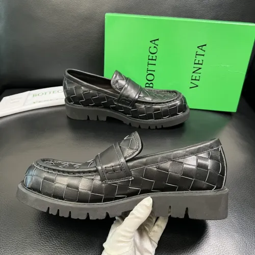Replica Bottega Veneta BV Leather Shoes For Men #1399617 $135.00 USD for Wholesale