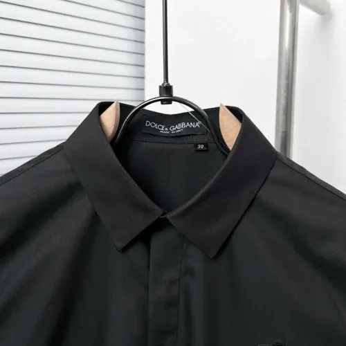 Replica Dolce & Gabbana D&G Shirts Long Sleeved For Men #1399668 $64.00 USD for Wholesale