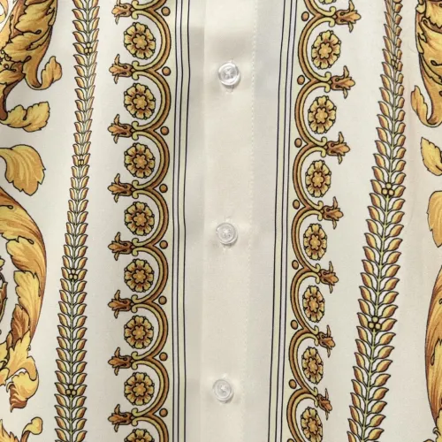 Replica Versace Shirts Long Sleeved For Men #1399716 $64.00 USD for Wholesale