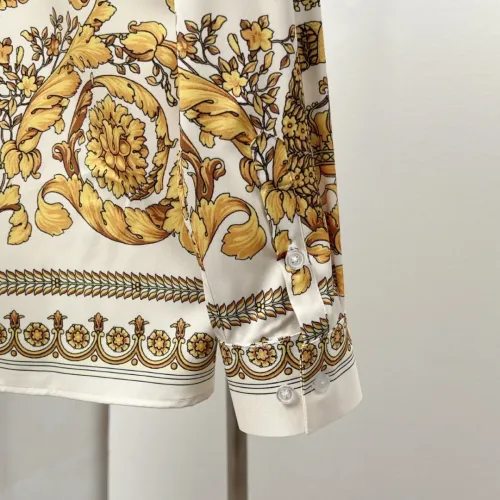 Replica Versace Shirts Long Sleeved For Men #1399716 $64.00 USD for Wholesale