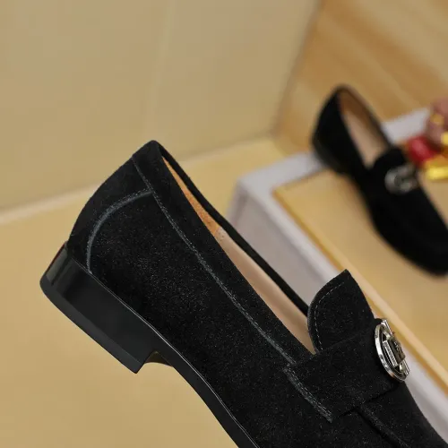 Replica Salvatore Ferragamo Leather Shoes For Men #1399793 $108.00 USD for Wholesale