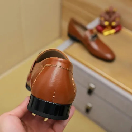 Replica Salvatore Ferragamo Leather Shoes For Men #1399794 $108.00 USD for Wholesale