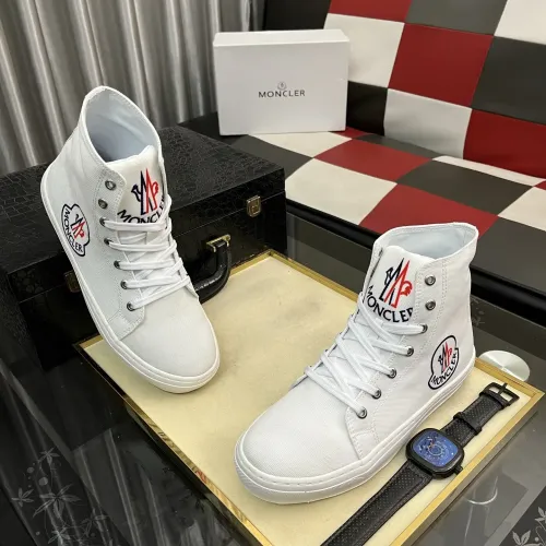 Replica Moncler High Tops Shoes For Men #1399820 $85.00 USD for Wholesale