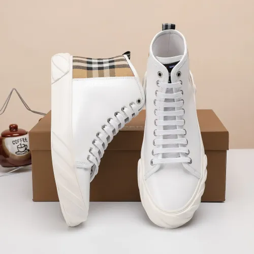 Replica Burberry High Tops Shoes For Men #1400173 $80.00 USD for Wholesale