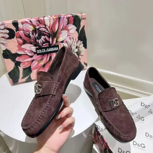 Dolce & Gabbana D&G Leather Shoes For Women #1400754
