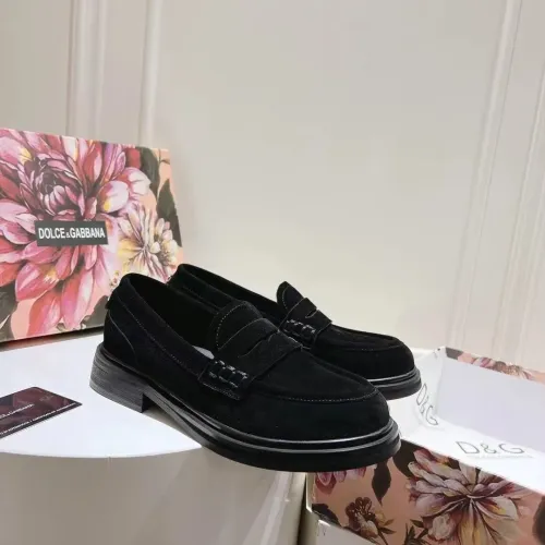 Dolce & Gabbana D&G Leather Shoes For Women #1400758