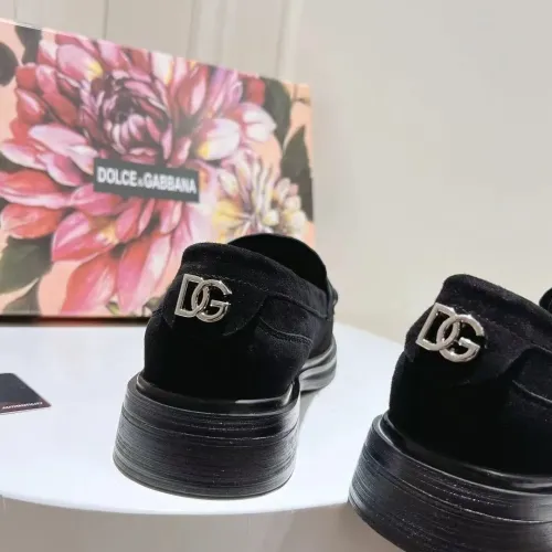 Replica Dolce & Gabbana D&G Leather Shoes For Women #1400758 $122.00 USD for Wholesale