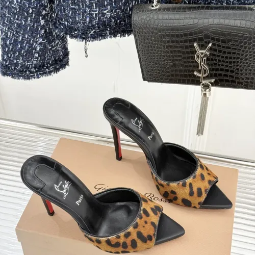 Replica Christian Louboutin CL Slippers For Women #1400778 $105.00 USD for Wholesale