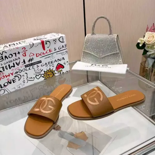 Replica Dolce & Gabbana D&G Slippers For Women #1400792 $82.00 USD for Wholesale