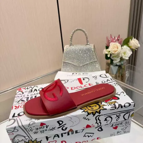 Replica Dolce & Gabbana D&G Slippers For Women #1400793 $82.00 USD for Wholesale