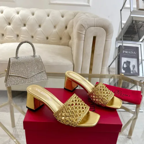 Replica Valentino Slippers For Women #1400853 $85.00 USD for Wholesale