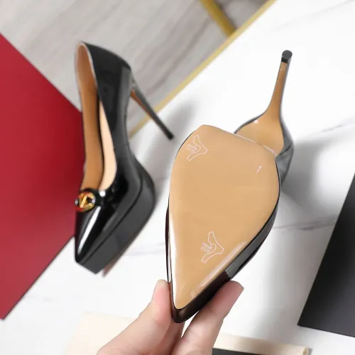 Replica Valentino High-Heeled Shoes For Women #1401130 $125.00 USD for Wholesale